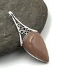 Natural Red Jasper Gemstone 925 Sterling Silver Jewelry Designer Pendant 2.96" AJP-446