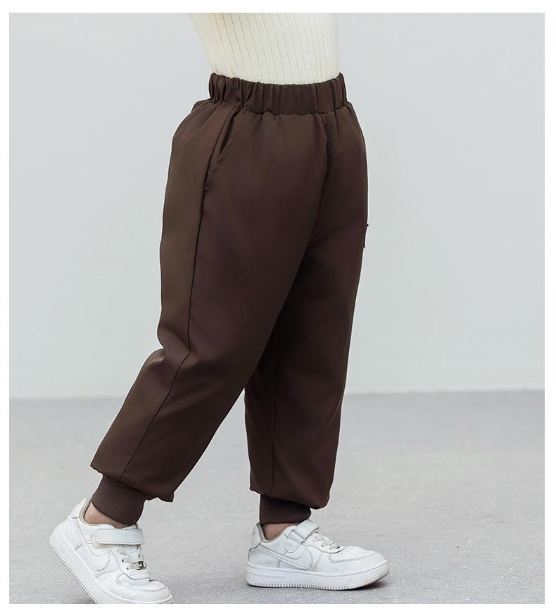 Children's Winter Down Pants - Thick, Warm, Fashionable Outerwear for Boys and Girls, Available In Small, Medium, Large Sizes