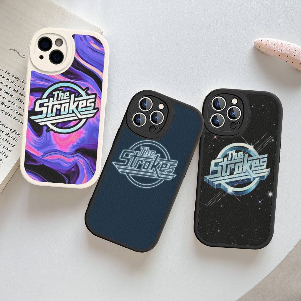 Classic Famous Rock Band The S-strokes Phone Case Hard Leather For IPhone 16 15 14 13 12 Mini 11 14 Pro Max Xs X Xr Plus Fundas