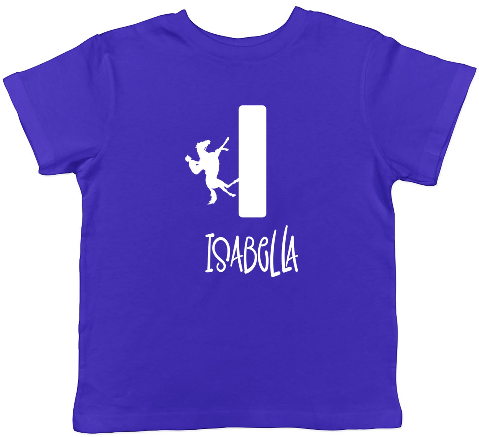 Personalised Horse Riding Alphabet Animal- I Childrens Kid T-Shirt Boy Girl Gift 160