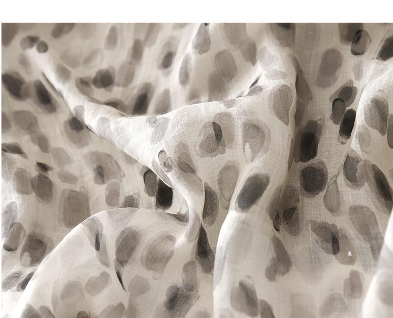 Xinxing 2025 V-neck Cotton Linen Swing Travel Dress - Mid-length Summer Vacation Wear