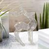 Deer Statue Decor Animal Sculpture Acrylic Accessories Creative Desktop Ornament Reindeer Figurine
