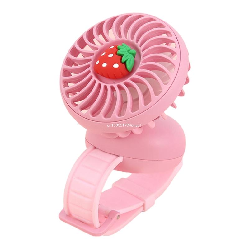 Portable Watch Fan Summer Mini Carry Wrist Fan Rotatable USB Air Cooling Fan Dropship