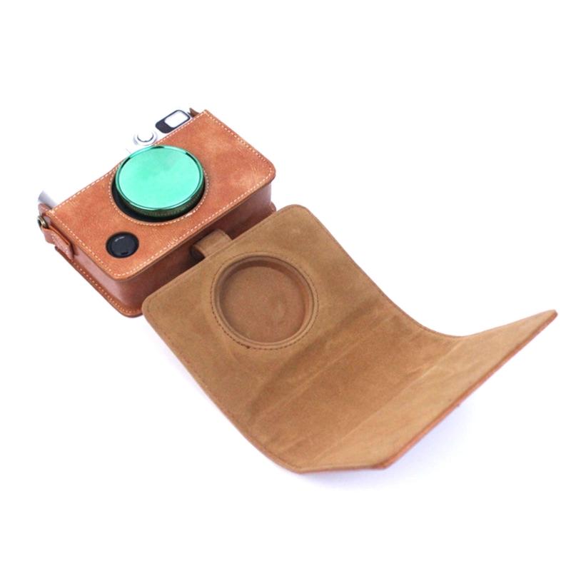 Camera Protective Case Travelling Bag PU Leather Soft Shoulder Bag for Mini EVO Film Camera Bag