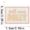 Liteon English Letter Embroidery Cloth Label for Hats, Bags, and Clothing Decoration