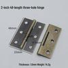 Flat Crown Hinges in Gold, Silver, Antique Bronze - Available in 1.5, 2, 3, & 4-inch Sizes