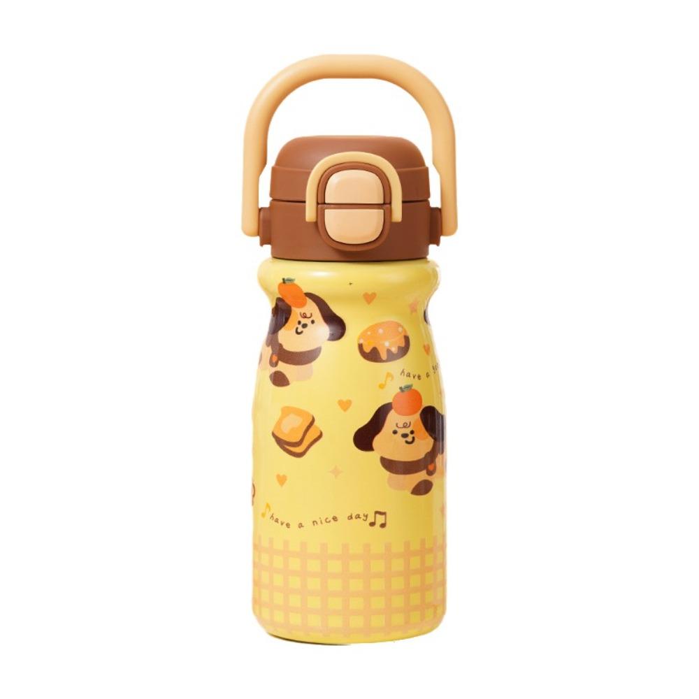 Leak-Proof Insulated Cup Large Capacity Cartoon Straw Cup Creative Double Drink Cup  School