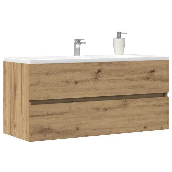 VidaXL Vanity Unit Artisan Oak 100x38.5x45 Cm Engineered Wood, Bathroom Cabinet, Support, Bathroom Cupboard 856253