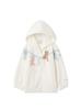 Airy Moco Washing Animal Jacquard Parka PKNT261442 OWHT 90 [KIDS]