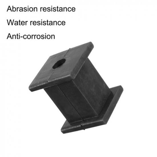 ZWEI 1-Loch 10mm Innendurchmesser Schalldämpfer Auspuffhalter Universal Buchse Gummi Halterung