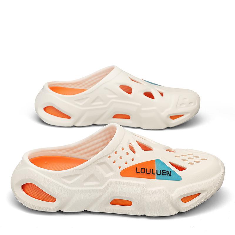 Fashion Platform Sandals Men Shoes EVA Slippers Soft Beach Sandals Man Summer Sandals New Male Sneakers Outdoor Flip Flops Home Clogs