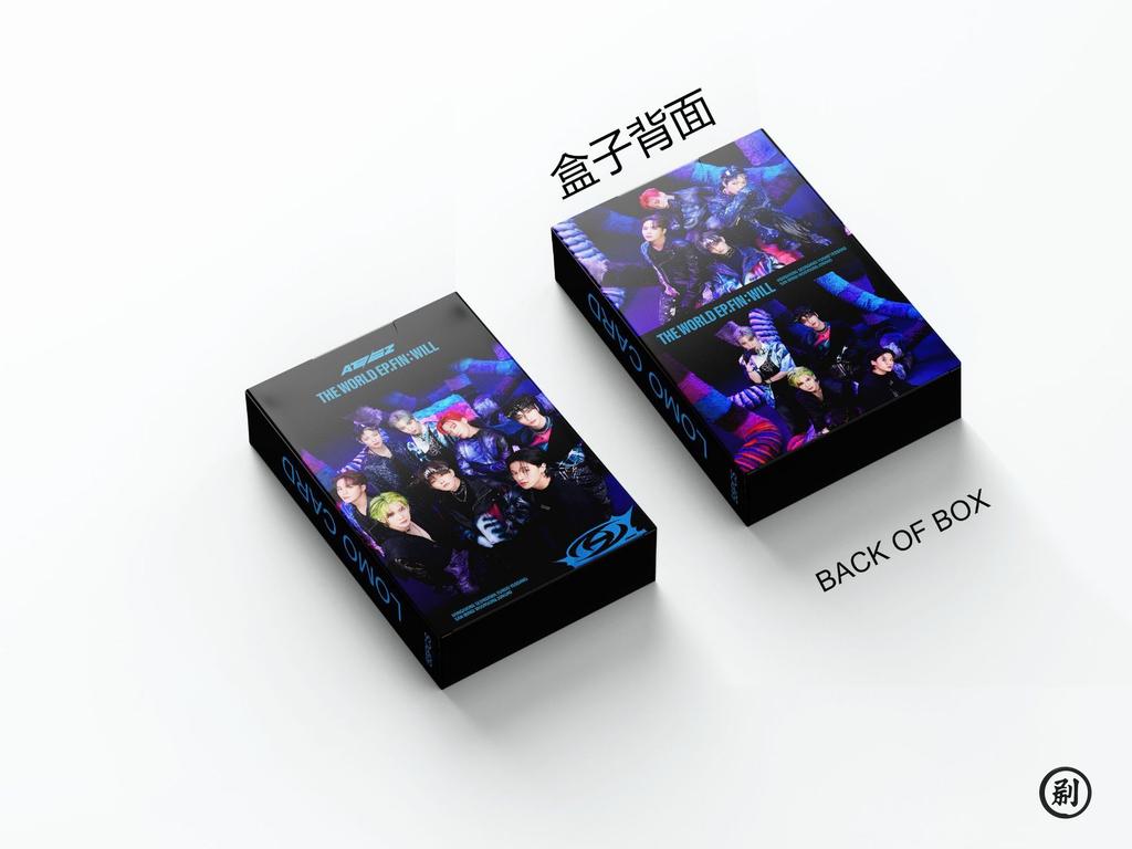 k-pop ATEEZ new album THE WORLD EP.FIN : WILL postcard LOMO card photocard