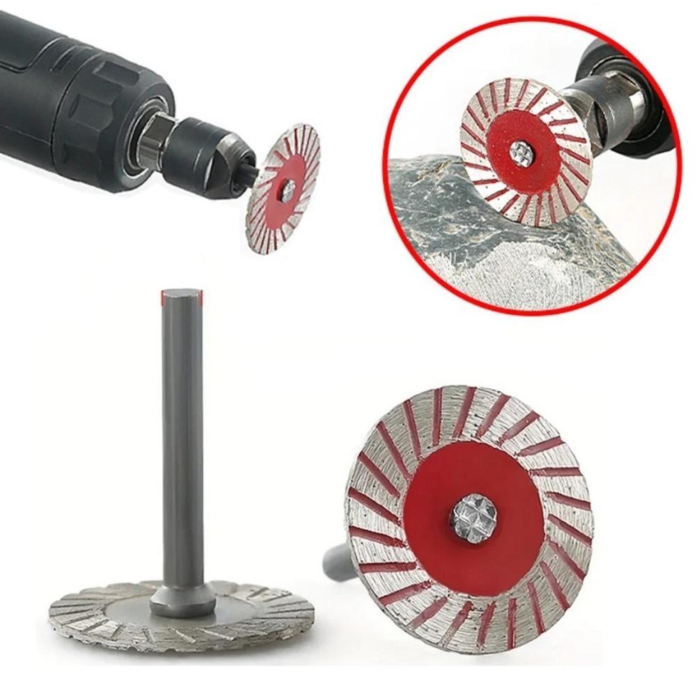 2pcs Circular Saw Blade 40mm Cutting Discs 6mm Shank Circular Saw Blade Sanding Disc Grinding Wheel For Wood Metal Stone Cutting