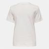 Basic White T-shirt Hariettte Leopard Print Women ONLY