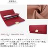 [zuevichn] Women's PU Long Wallet, Large Capacity, Tri-Fold, Solid Color, Simple Design, Compact, Coin Purse, Bill Compartment (GR)