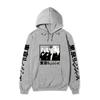 Black Warm Fleece Hooded Sweatshirt Tokyo Revengers Team Comic Print Unisex Autumn Winter Casual Daily Long Sleeve Pullover