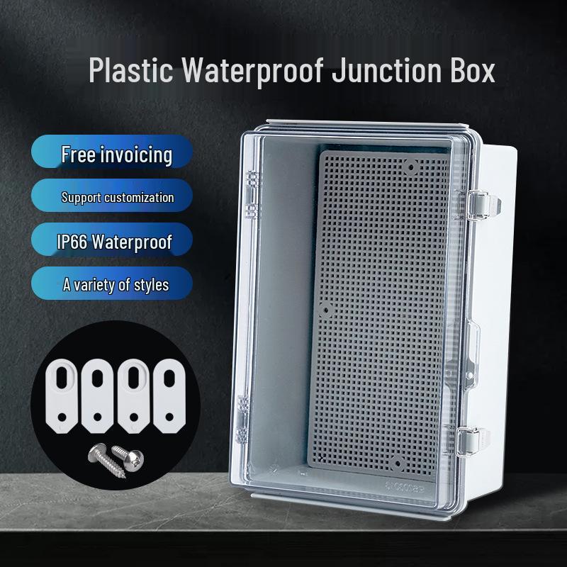 X Series Waterproof Junction and Splitter Box - Plastic Latch Box for Industrial Use