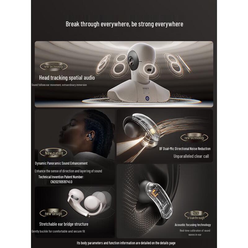 SANAG S9S AI Open-Ear Bluetooth Headset