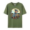 Cute Blue Heeler Dog Tshirt Kawaii Goth Printed On T Shirts Shirt For Men New Coming Cotton Slim Fit Tshirts