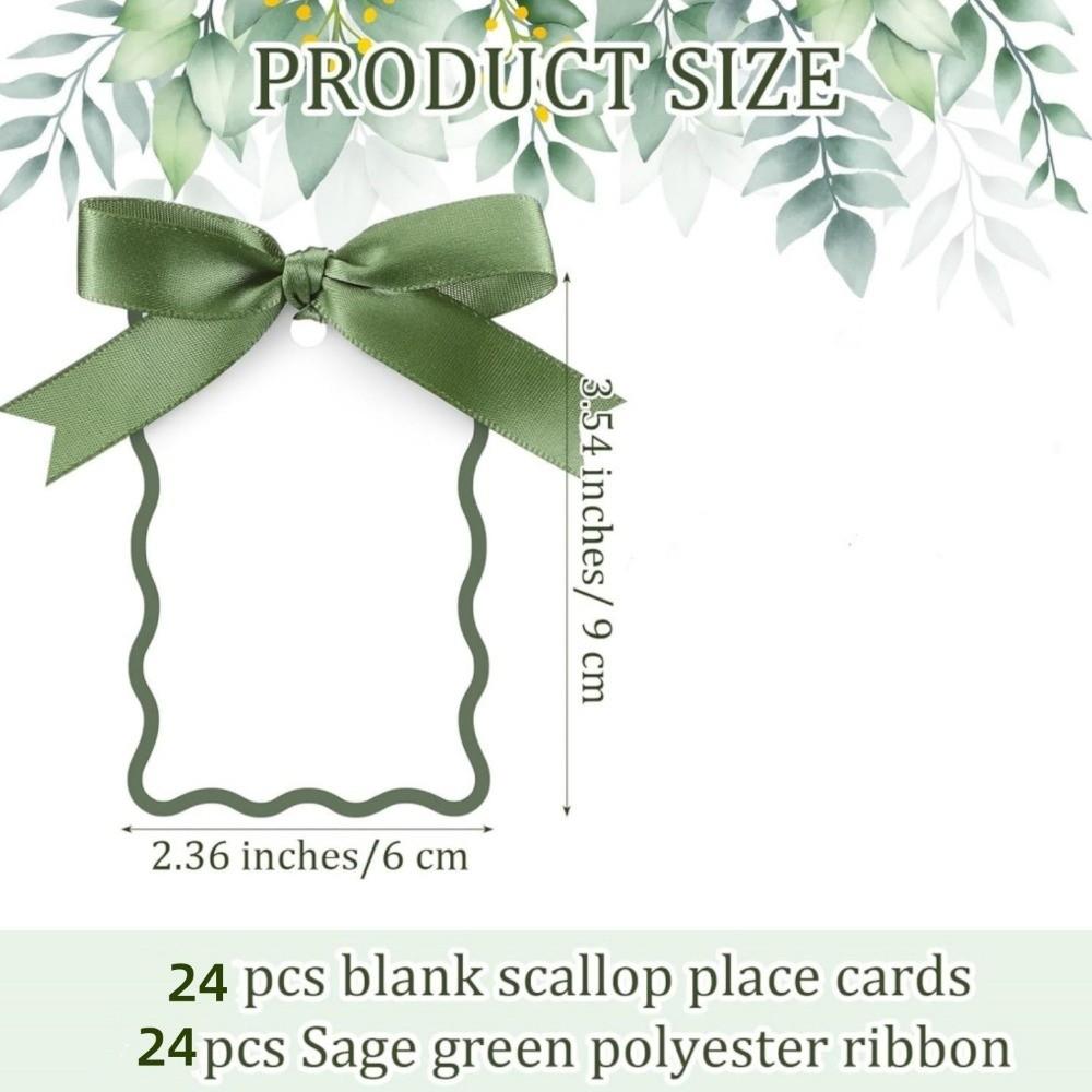 24pcs DIY Handwritten Label Card Mini Size Hanging Decoration Gift Labels DIY Crafts With Ribbon Thank You Card Party Gift