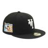 New Era 59FIFTY Los Angeles Dodgers ONSPOTZ LA Size 7 59Fifty and Side MLB Los Angeles Dodgers Cap, Exclusive, Black, 3, 3/4, Up, Down, Patch,