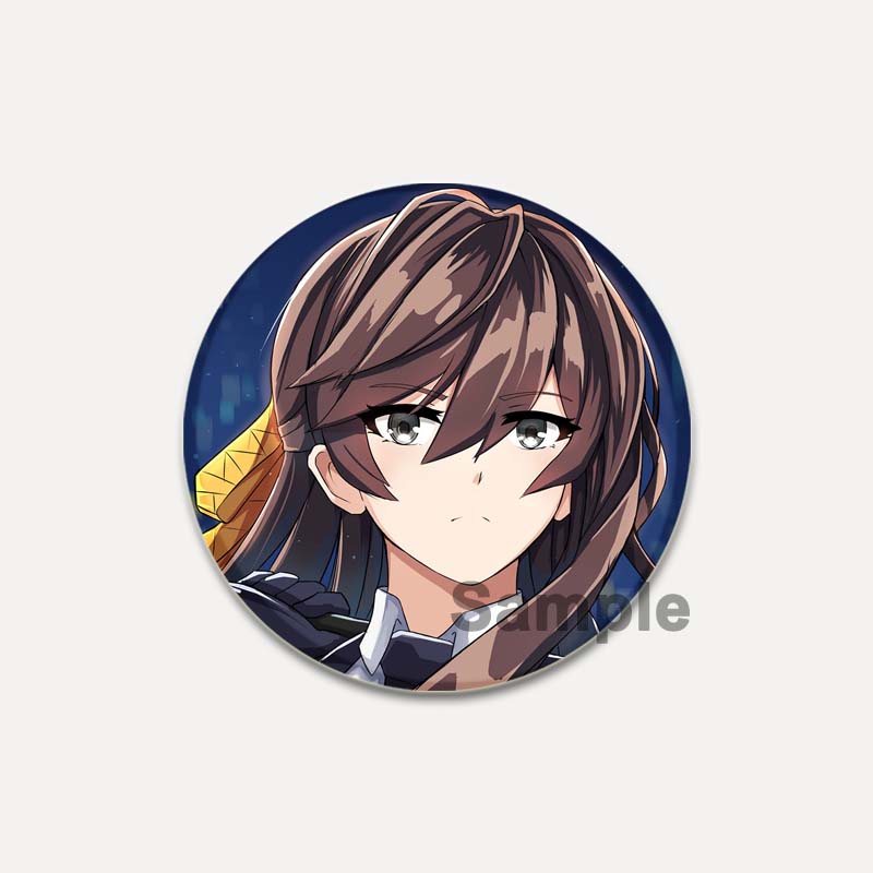 32/44/58mm Pop Anime Game Counter Side Brooches On Backpack Cartoon Figure Lapel Pins Alloy Round Cartoon Badge Gifts Jewelry Accessory