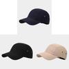 Einfarbige Baseballkappe Mit Sonnenschutz Und Atmungsaktivem Mesh Für Outdoor-Sportarten Sommerbekleidung