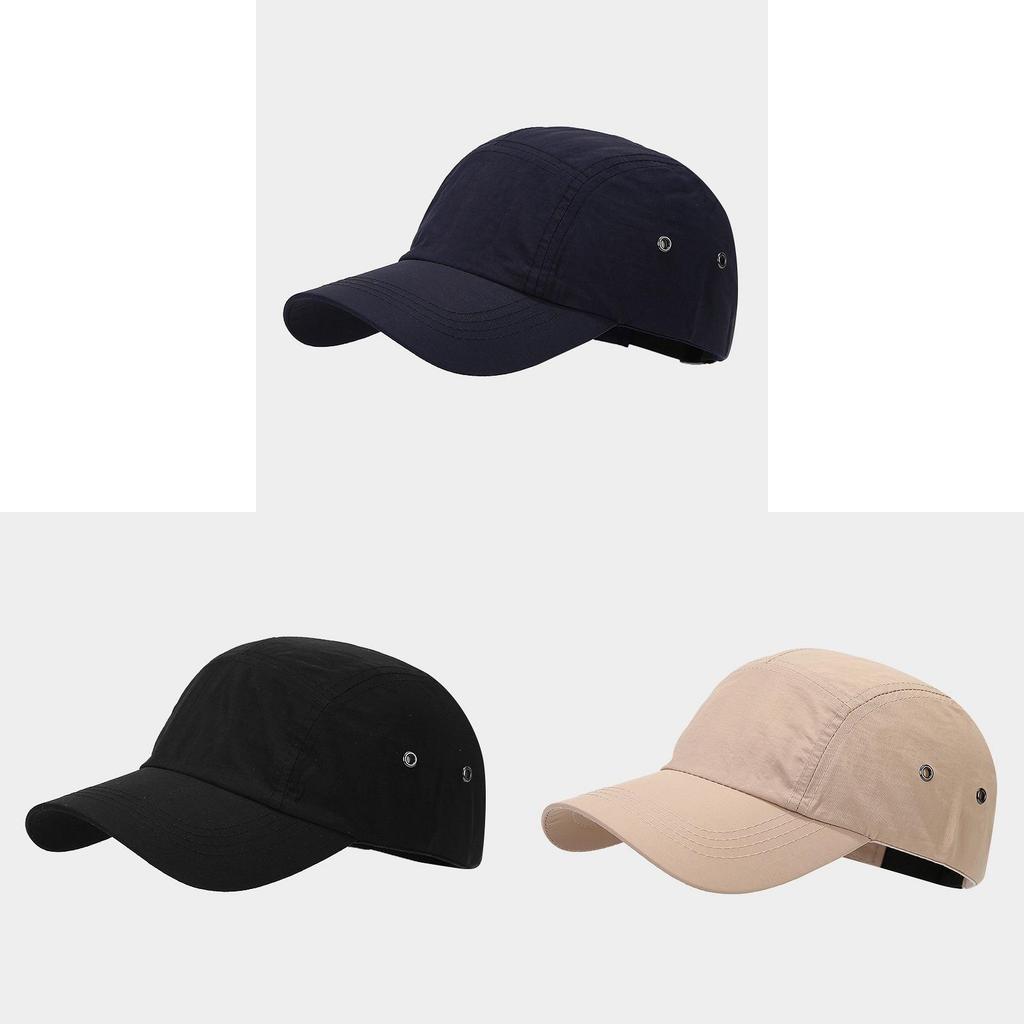 Einfarbige Baseballkappe Mit Sonnenschutz Und Atmungsaktivem Mesh Für Outdoor-Sportarten Sommerbekleidung