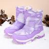 Children's snow boots boys cotton shoes winter new cotton thickened cold-proof girls waterproof and non-slip snow boots