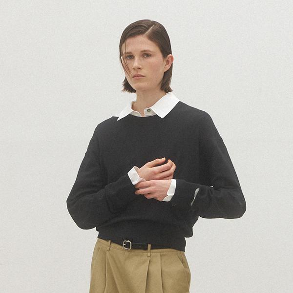ATELIER NAIN Essential Cutout Wool Knit(T-6912)
