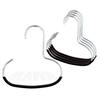Set of 5 Easy Access Open Hook, Baseball Hat Hook Hanger Storage Rack Handbag Scarf Tie Display Rack Wardrobe Circle Ring Hook