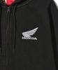 Phyps Felpa con Cappuccio e Zip da Motociclista Honda Racing_Nero