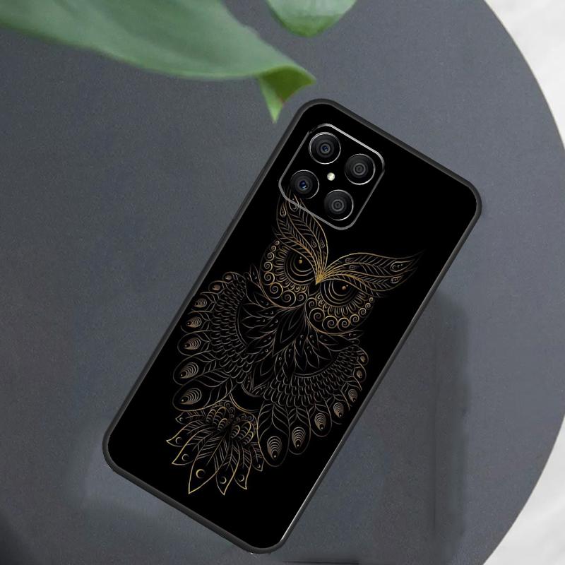 Mandala Owl For Honor Magic 5 6 7 8 Pro Case For Honor 400 200 50 70 Lite X8c X8b X9a X9b X9c X9d Win RT