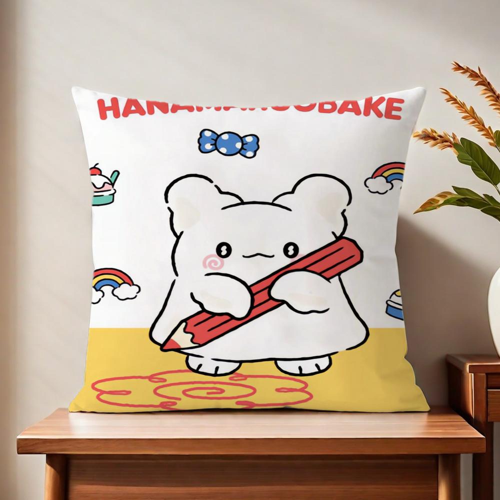 Hhanamaruobakee cartoon cushion cover For Pillow Printing Sofa Decoration Home Car Room Coffee Shop Office Nordic Simplicity