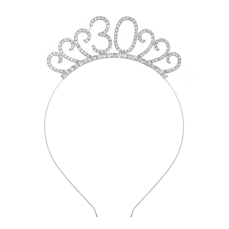 New Birthday Crown Headband - European & American Style for 1st Birthday Party