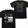 U2 Zespół The Joshua Tree Światowa Trasa Ciężka Bawełna Czarny Wszystkie Rozmiary Koszulka