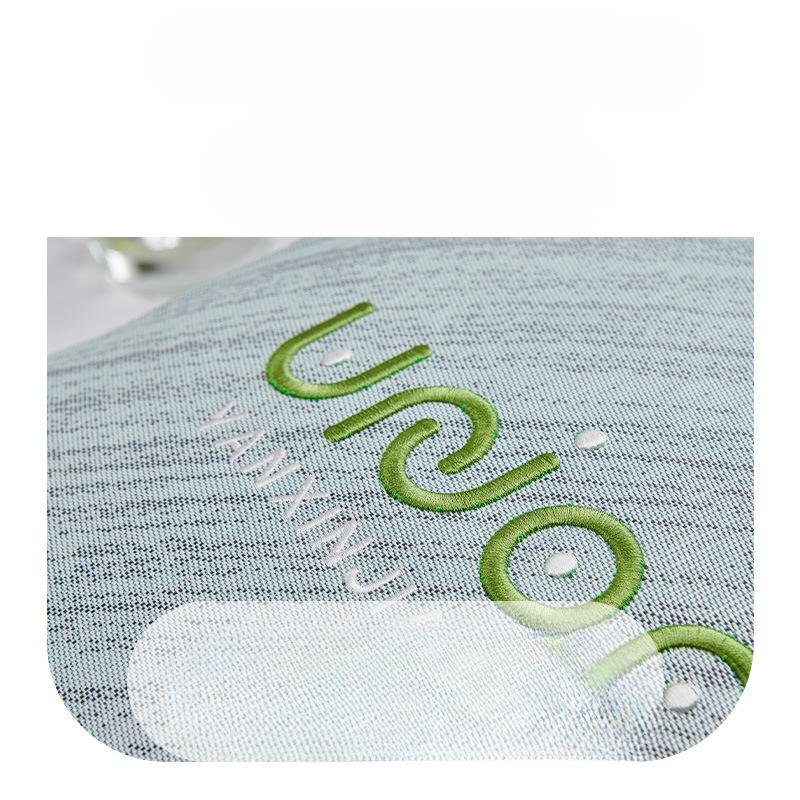 Summer Cooling Cooling Rattan Sofa Cushion Light Luxury Embroidery High-Grade Sofa Cover Cloth Cool and Breathable Non-Slip Sofa Cover