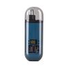 Compact Digital Nose Hair Trimmer with Washable Cutter Head and Display.