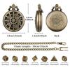 DND Dice Jewelry Pregnant Case Retro Creative Hollow Gear Thick Waist Chain Board Game