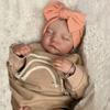 19 Inch Reborn Baby Dolls Soft Cloth or Full Vinyl Body Finished Levi Sleeping Newborn Babies Doll 3D Painted Skin Visible Veins Collectible Art Dolls