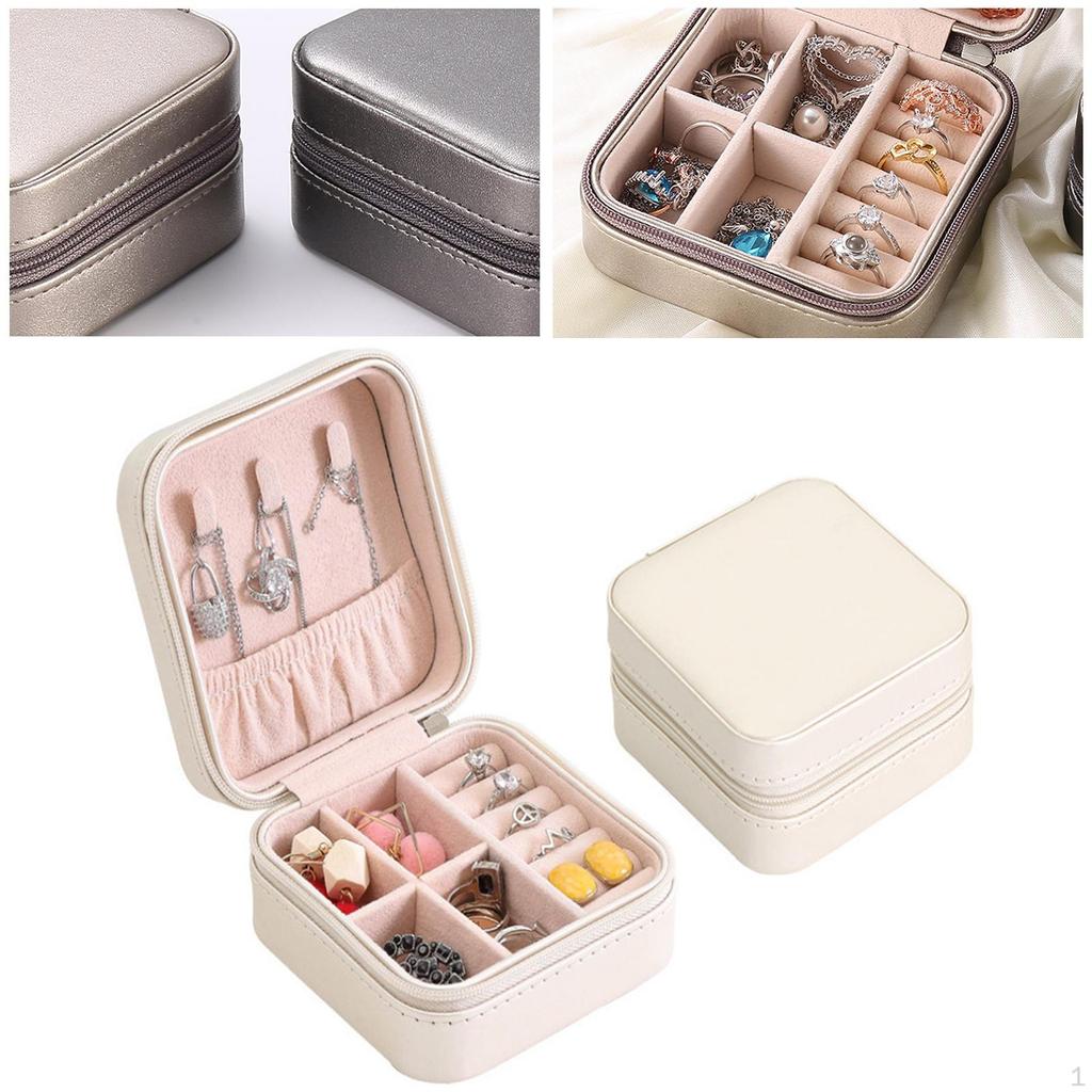Organizer Display Storage Box Compact for Necklace Ear Studs