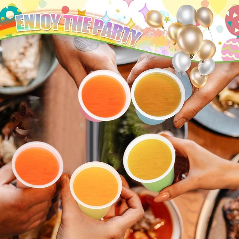 Schnapsgläser für Hochzeit Probiergläser Set mit 200 Stück 2oz Kleine Behälter für Gewürze Whiskey Wodka für Bar Geburtstag Probe