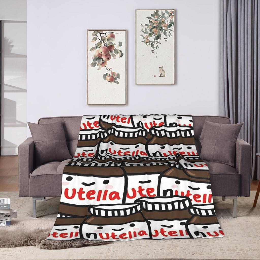 Cartoon N-NutellaS-ES Blankets Soft Warm Novelty Plush Throw Blanket For Girls Boys Couch Bed Flannel Bedspread Bed Cover