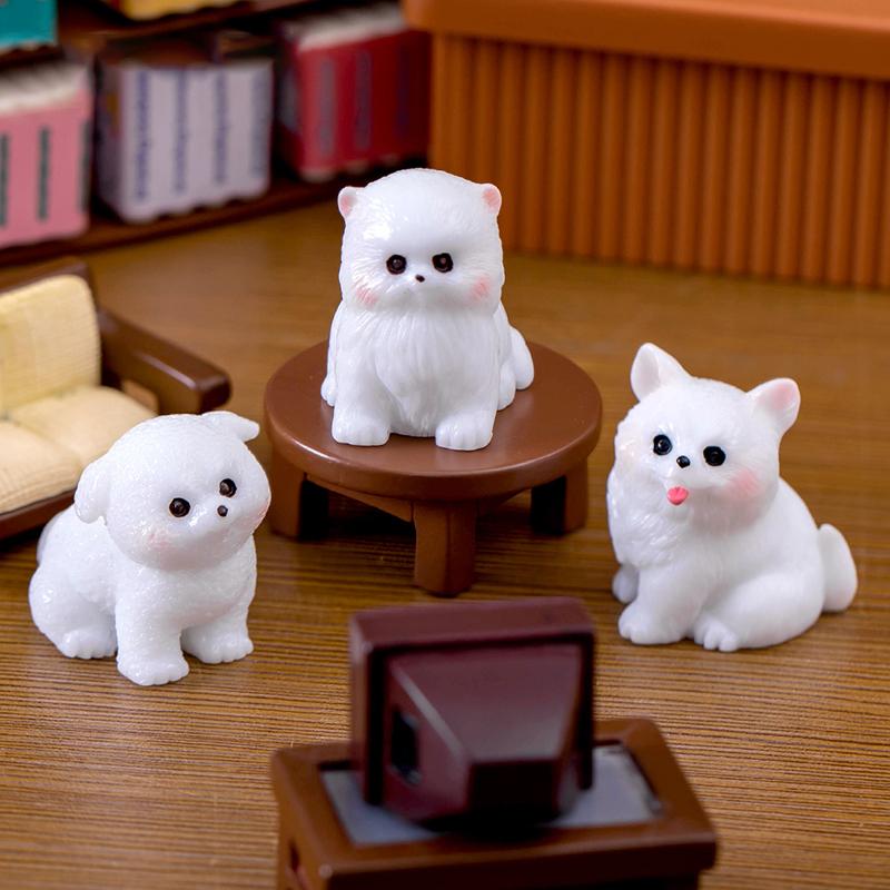 Мини-статуэтка собаки из смолы — фото 17