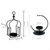 Hanging Metal Tealight Holder for Eid Mubaraks Moon Stand Iron Lanterns for Home and Event Decors Y5GB