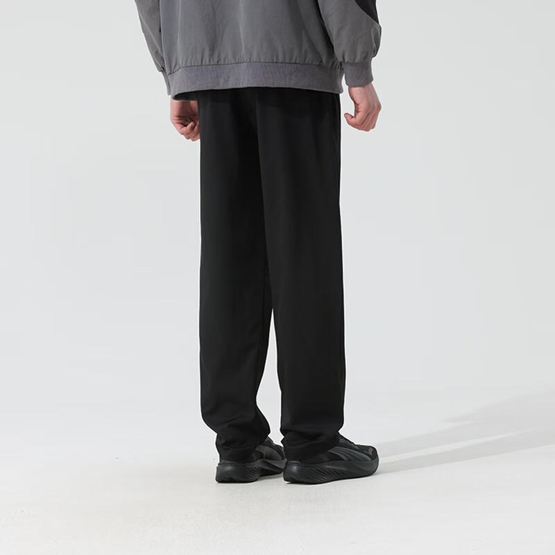 Puma Logo Quick-Dry Breathable Casual Training Knitted Sports Pants Men pants Black 690747-01