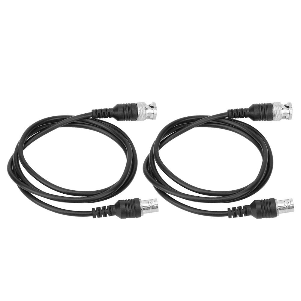 2pcs BNC Coaxial Extension Cable Male to Female Head Connector for Oscilloscope BNC Extension Cable