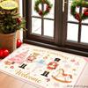 Christmas Nutcracker Ballet Story Doormat, Merry Christmas Welcome Rug, Non-Slip Entryway Doormat, Home Decor