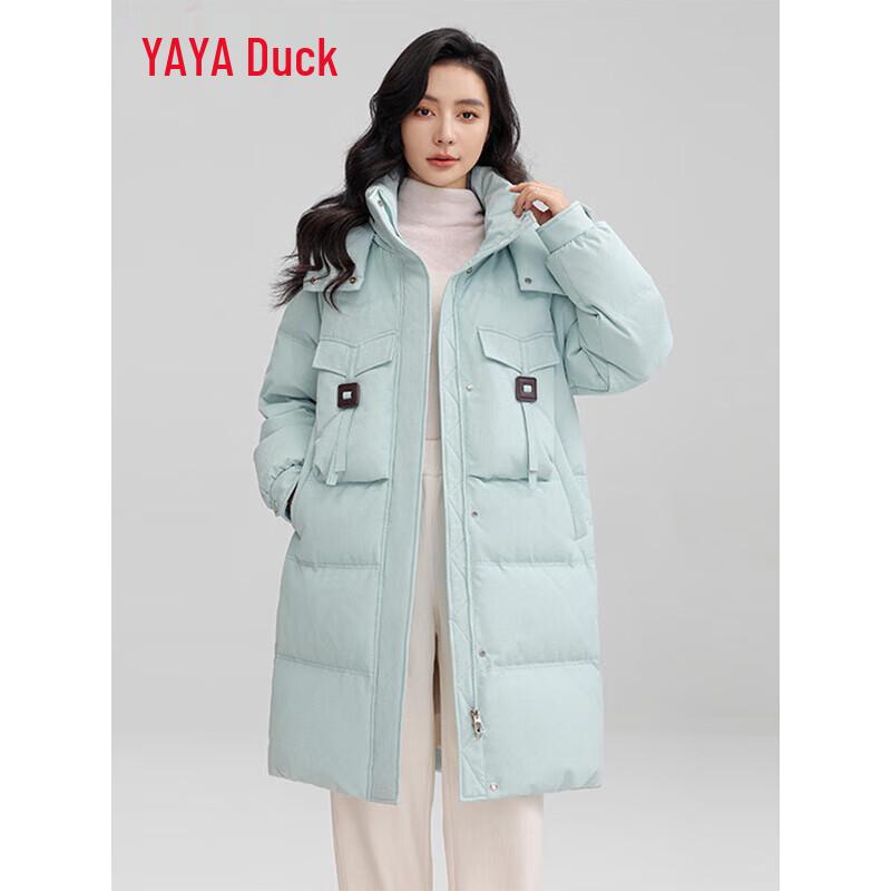 

Женский длинный теплый пуховик YAYA