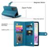 DF-011 For Samsung Galaxy A35 5G Case PU Leather Zipper Pocket Folio Flip Phone Cover